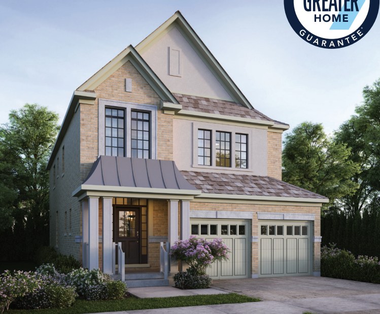 Great Gulf Whitby Meadows detached home with covered porch